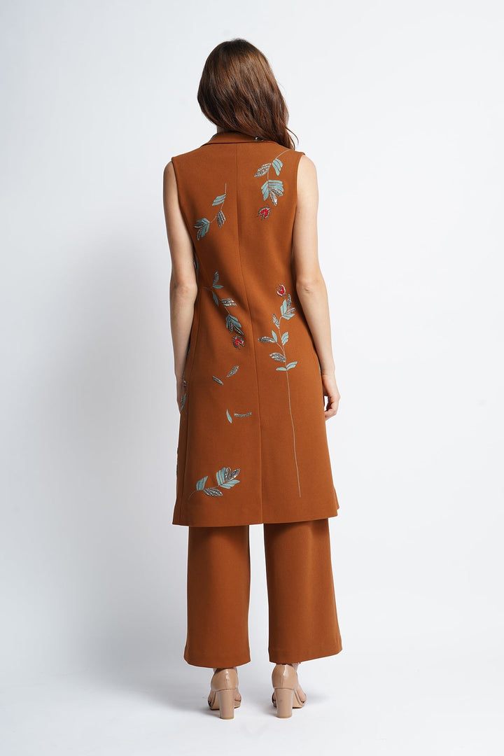 Biscuit Brown Straight pants