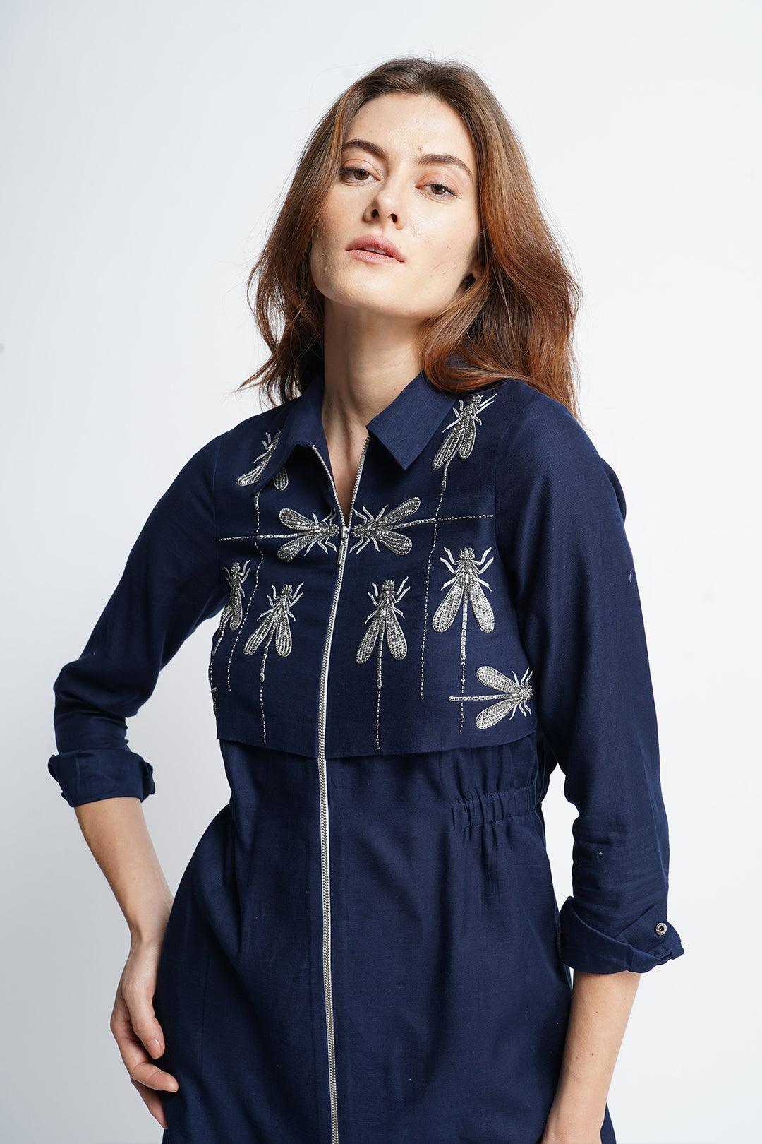 Dragonfly In Line Double Layer Dress
