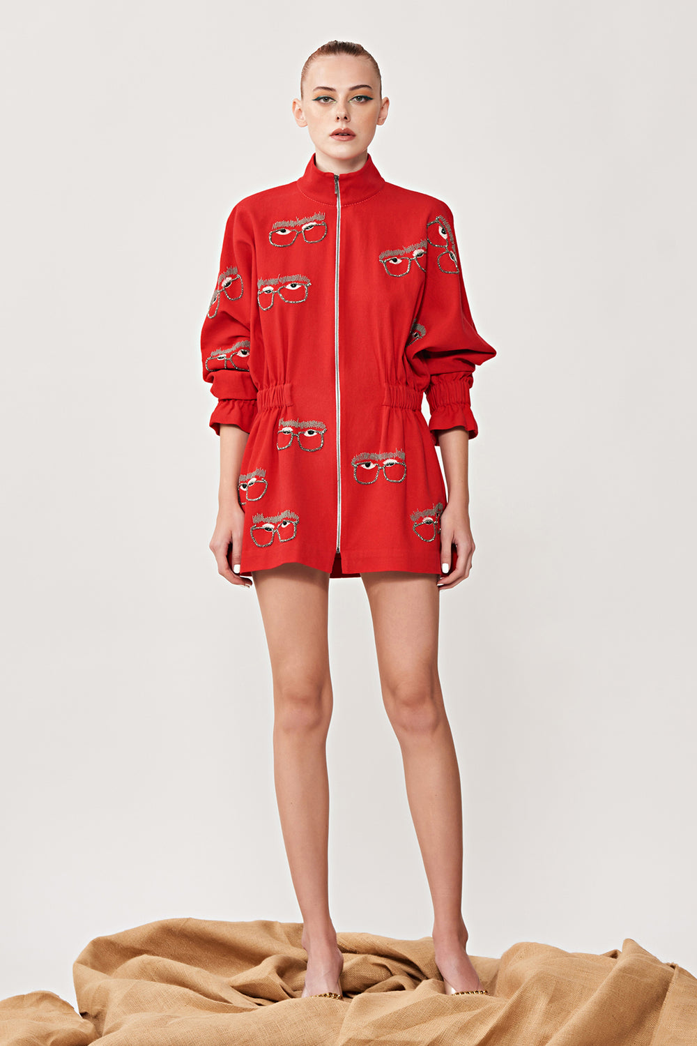 Specky Eyes Jacket Dress
