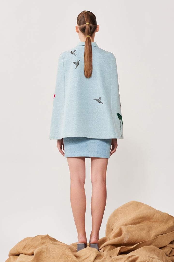Lotus &amp; Humming Bird Cape