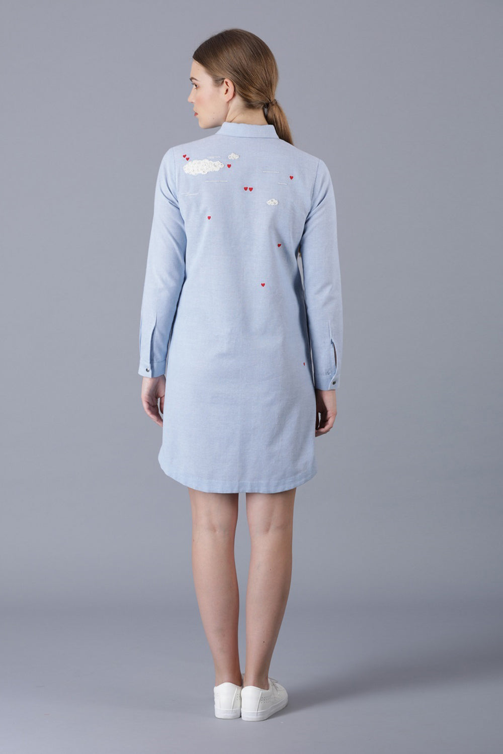 Air Ballons And Cloud Shirt Dress