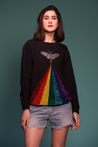 Rainbow Insect Sweatshirt