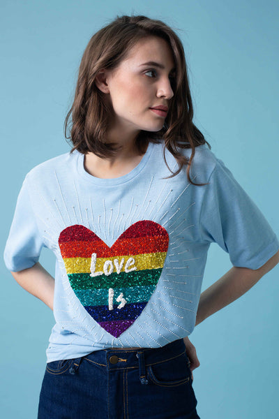 Rainbow Love Boxy T-shirt