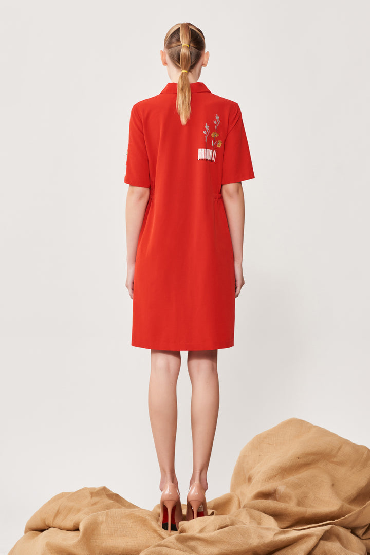 Barcode Shift Dress