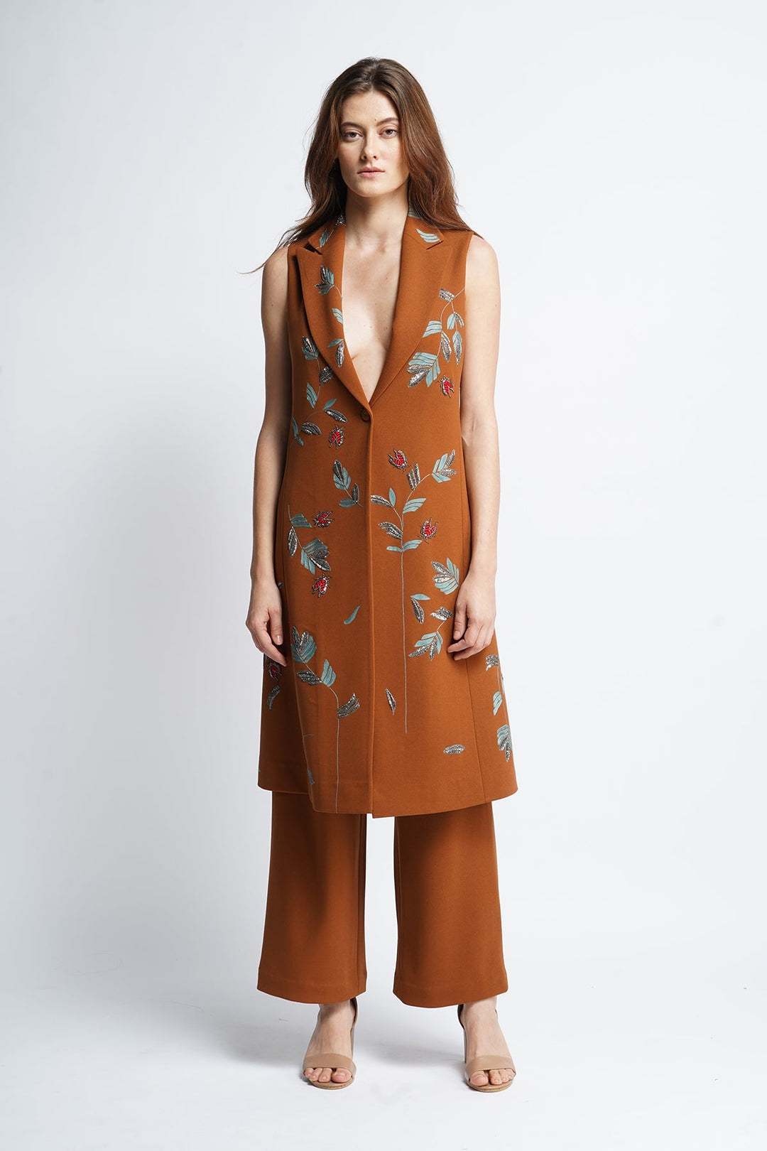 Biscuit Brown Straight pants