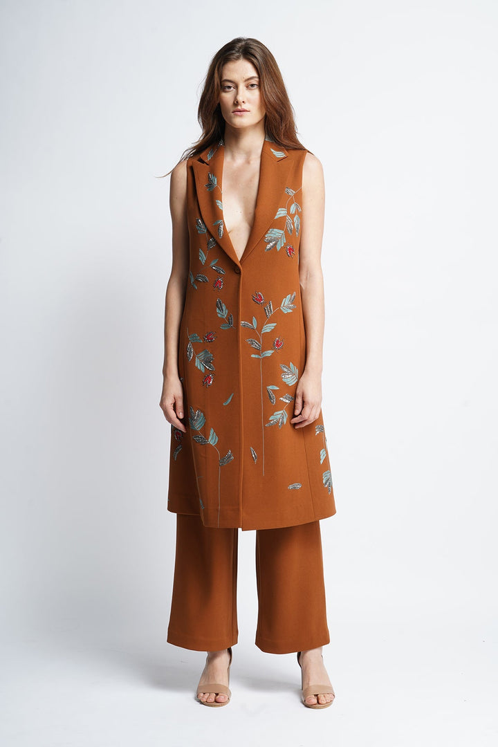 Biscuit Brown Straight pants