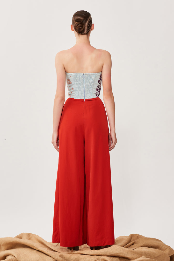 A to Z Corset Colour Block Jumpsuit