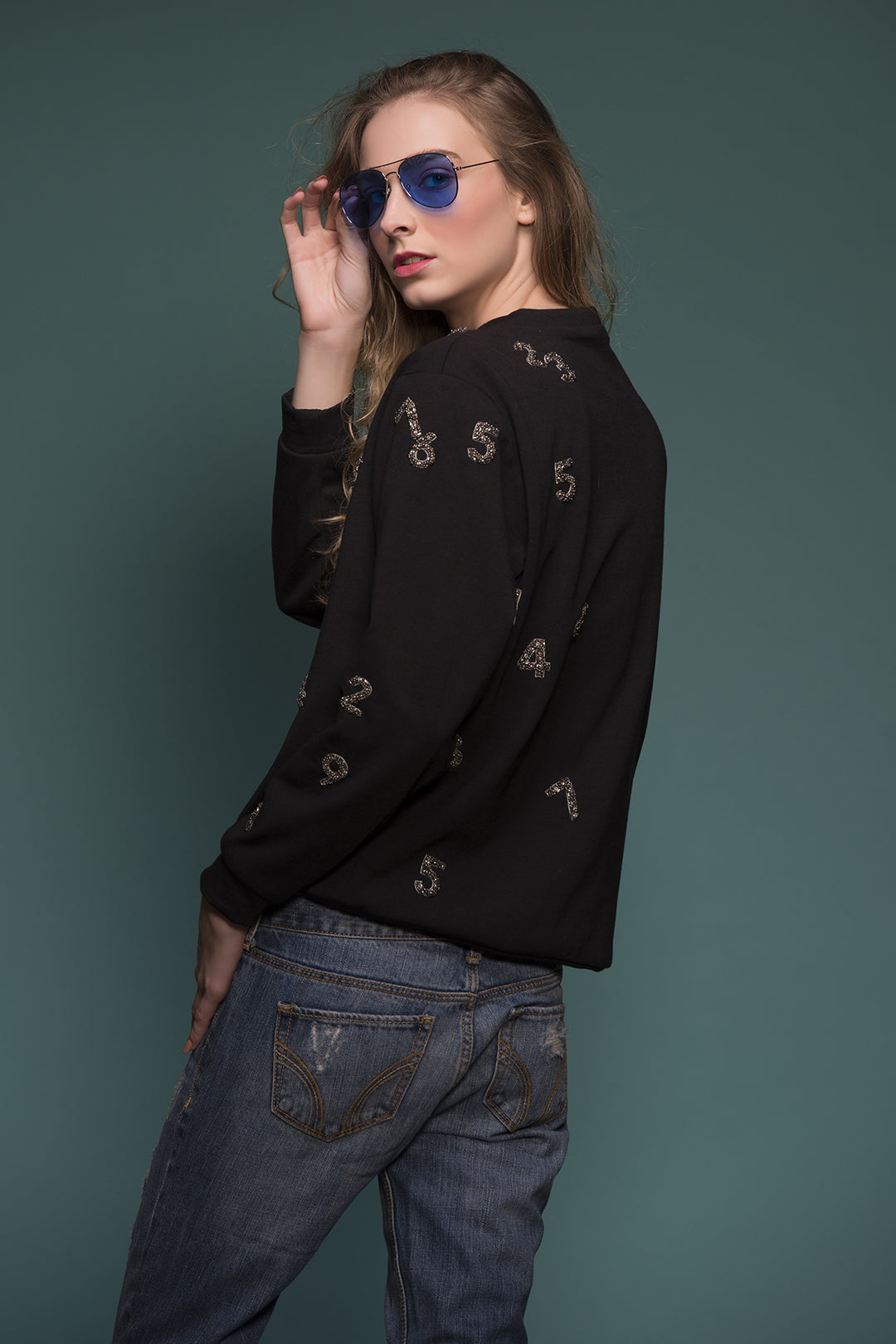 Gun Metal Elephant Sweatshirt