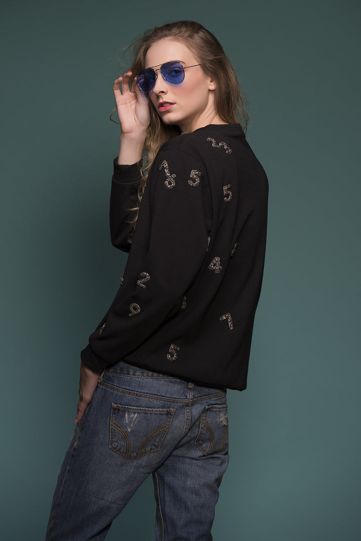 Gun Metal Elephant Sweatshirt