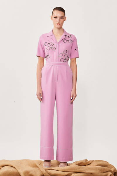 Time Vision Jumpsuit With Belt