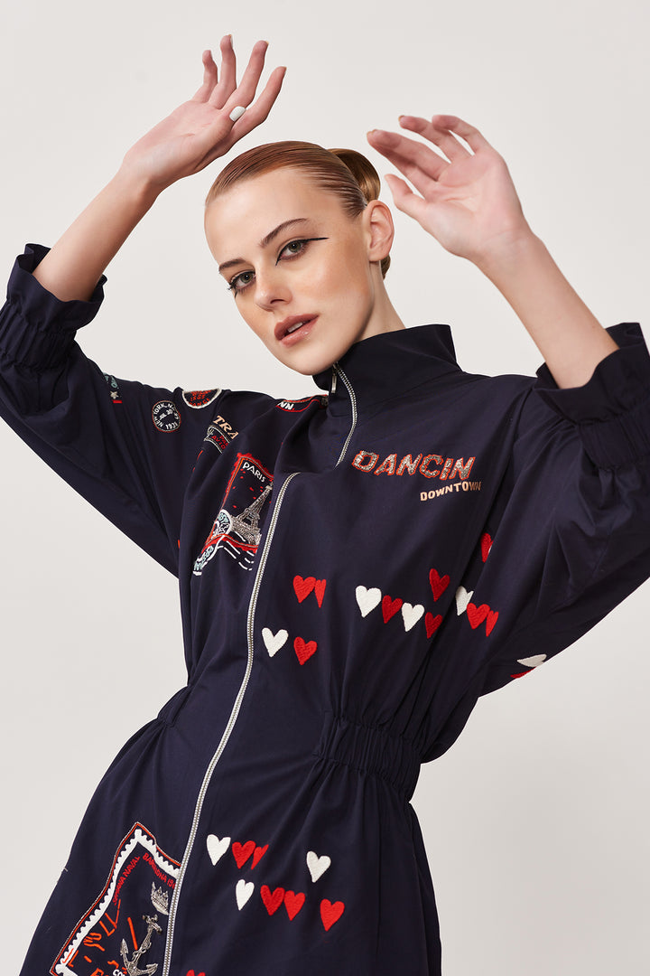 Dancing Downtown Jacket Dress
