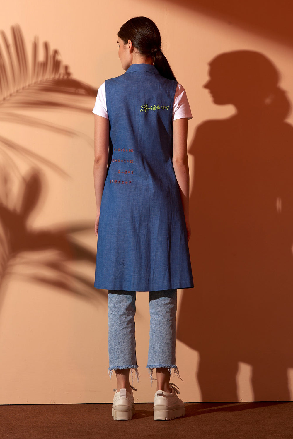Maths Problem Sleeveless Jacket