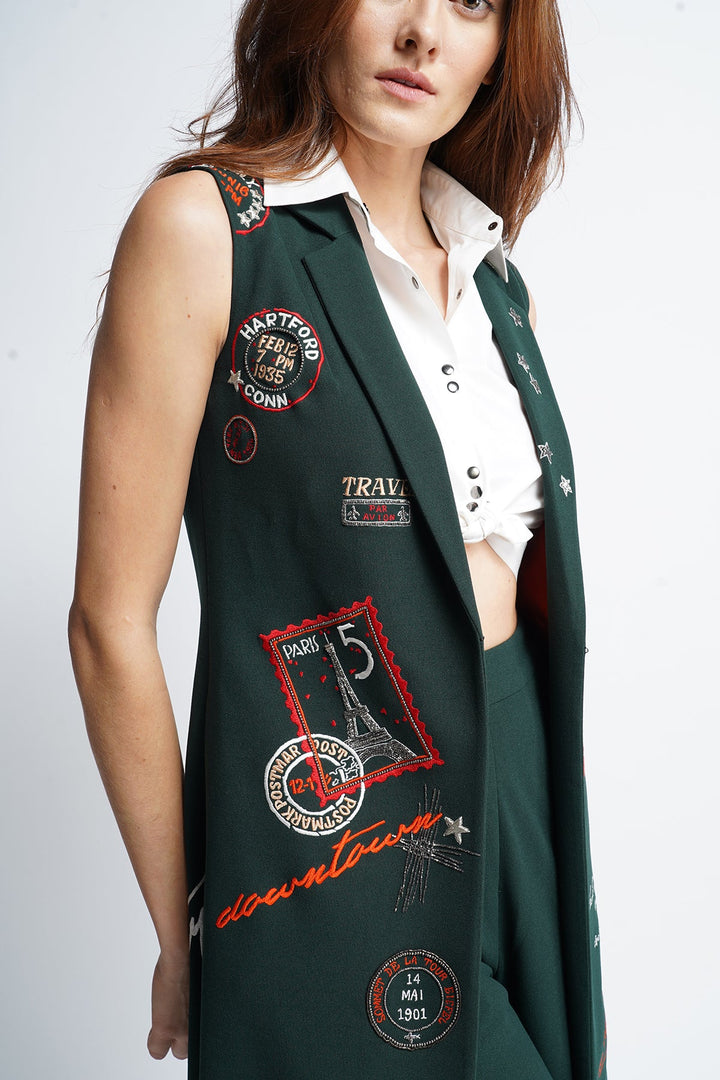 Dancing Downtown Sleeveless Jacket