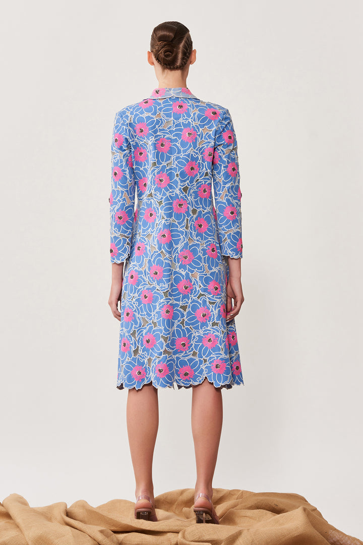 Cutwork Flower Overlap Jacket