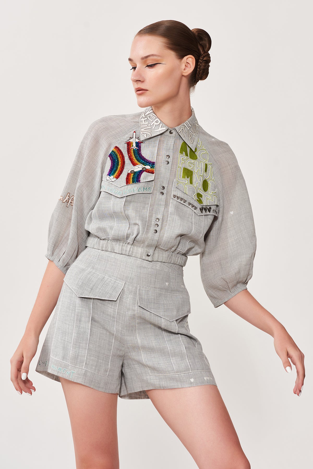 Own Your Dream Flap Short Jacket