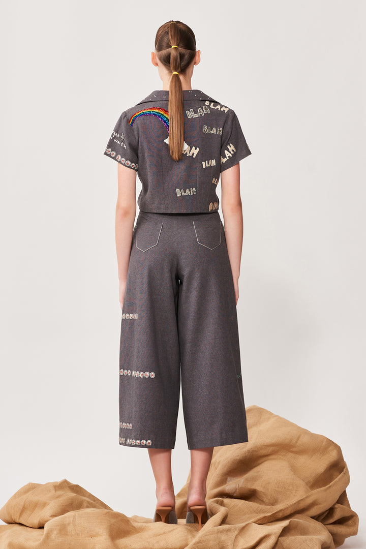 Good Enough Short Jacket With Flared Pant