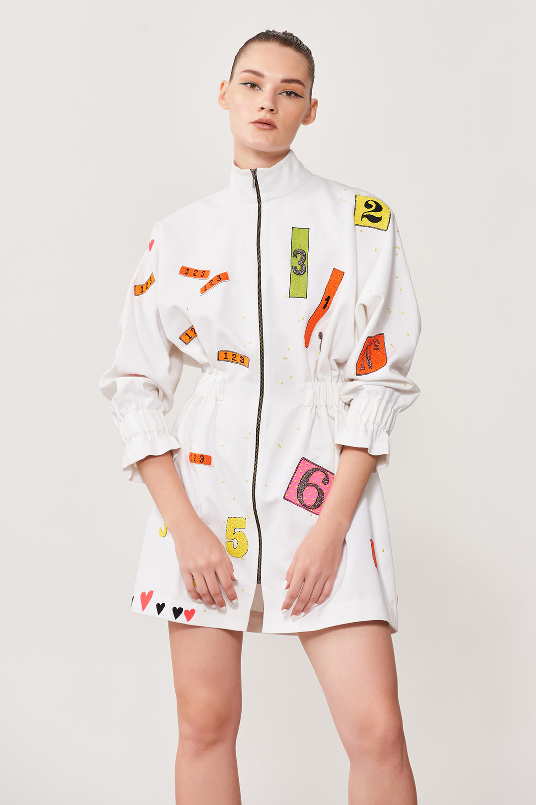 Odd and Even Numbers Jacket Dress