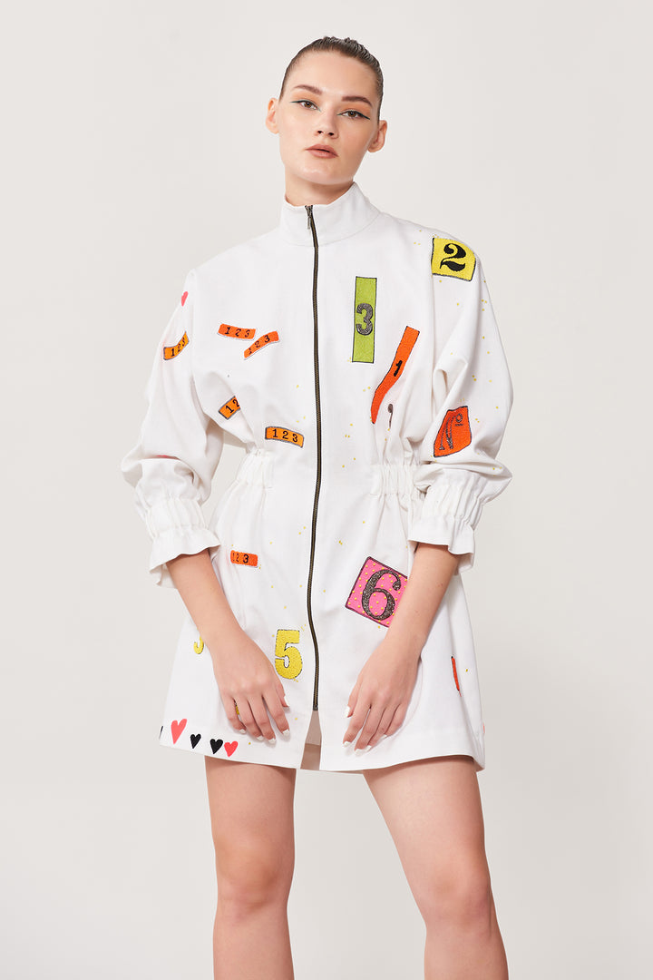 Odd and Even Numbers Jacket Dress