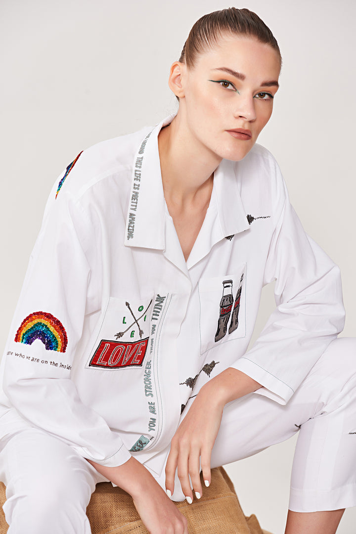 Coca Cola Love Oversized Shirt