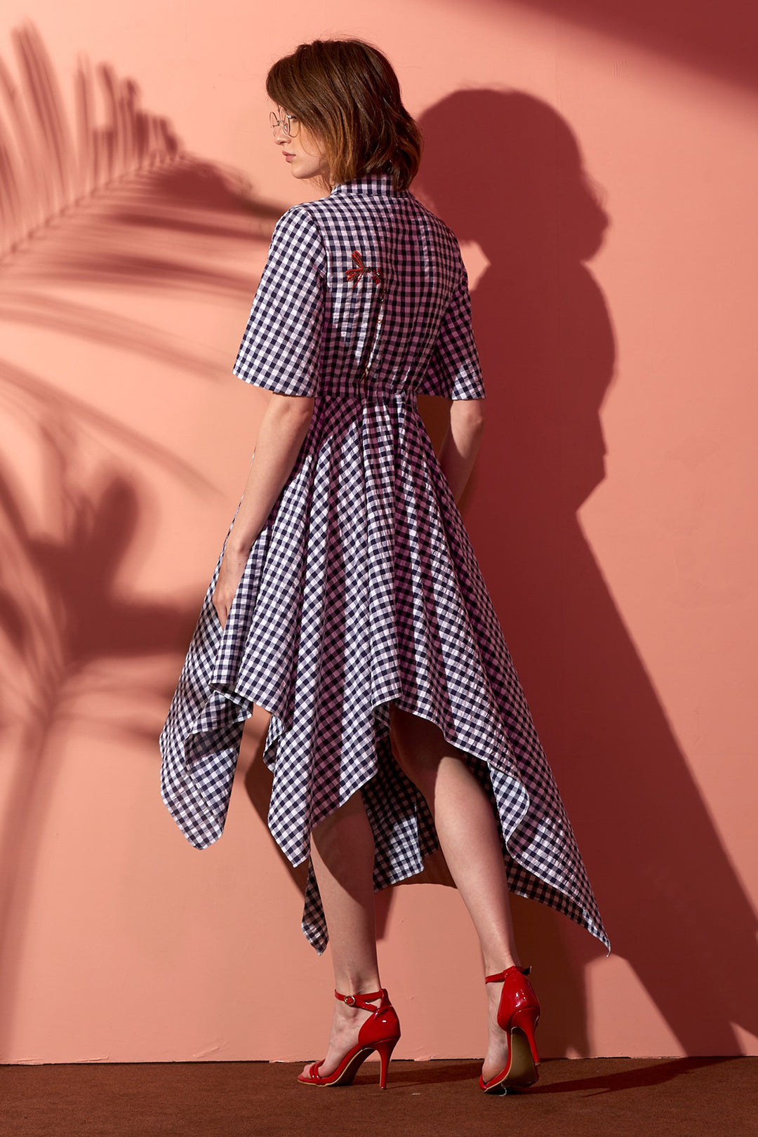 Garden Of Dragonfly Asymmetric Dress