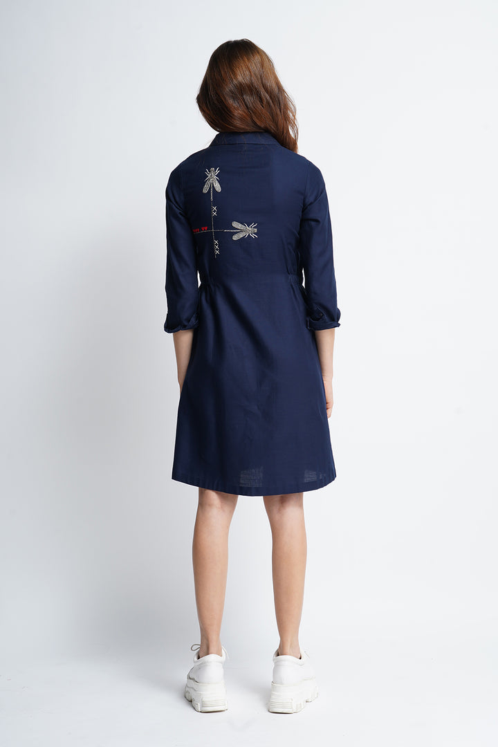 Dragonfly In Line Double Layer Dress