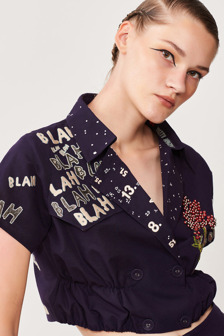 Good Enough Short Jacket With Flared Pant