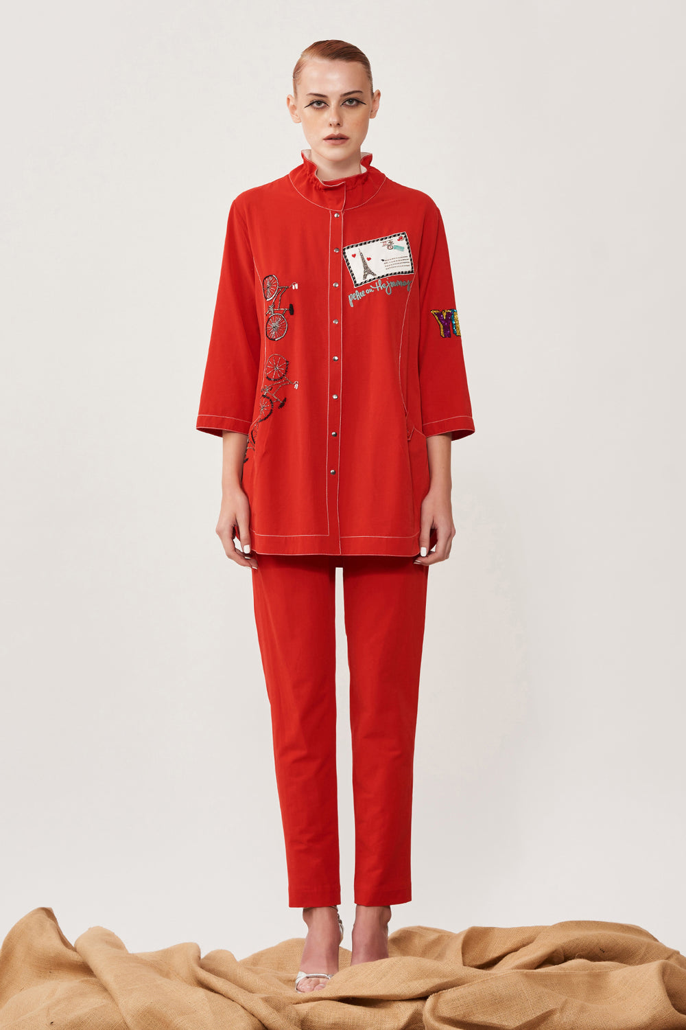Dream Plan Do Shirt Jacket With Pants