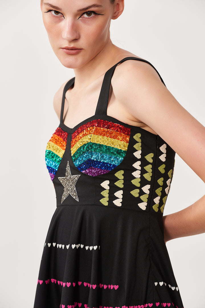 Star Corset Circular Dress