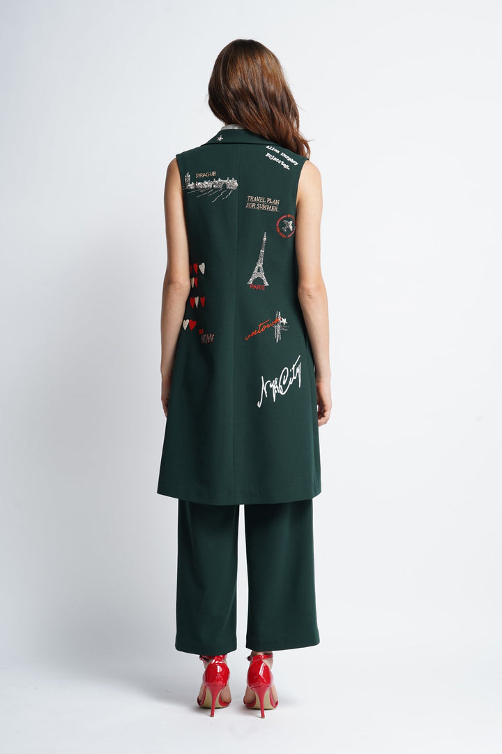 Dancing Downtown Sleeveless Jacket