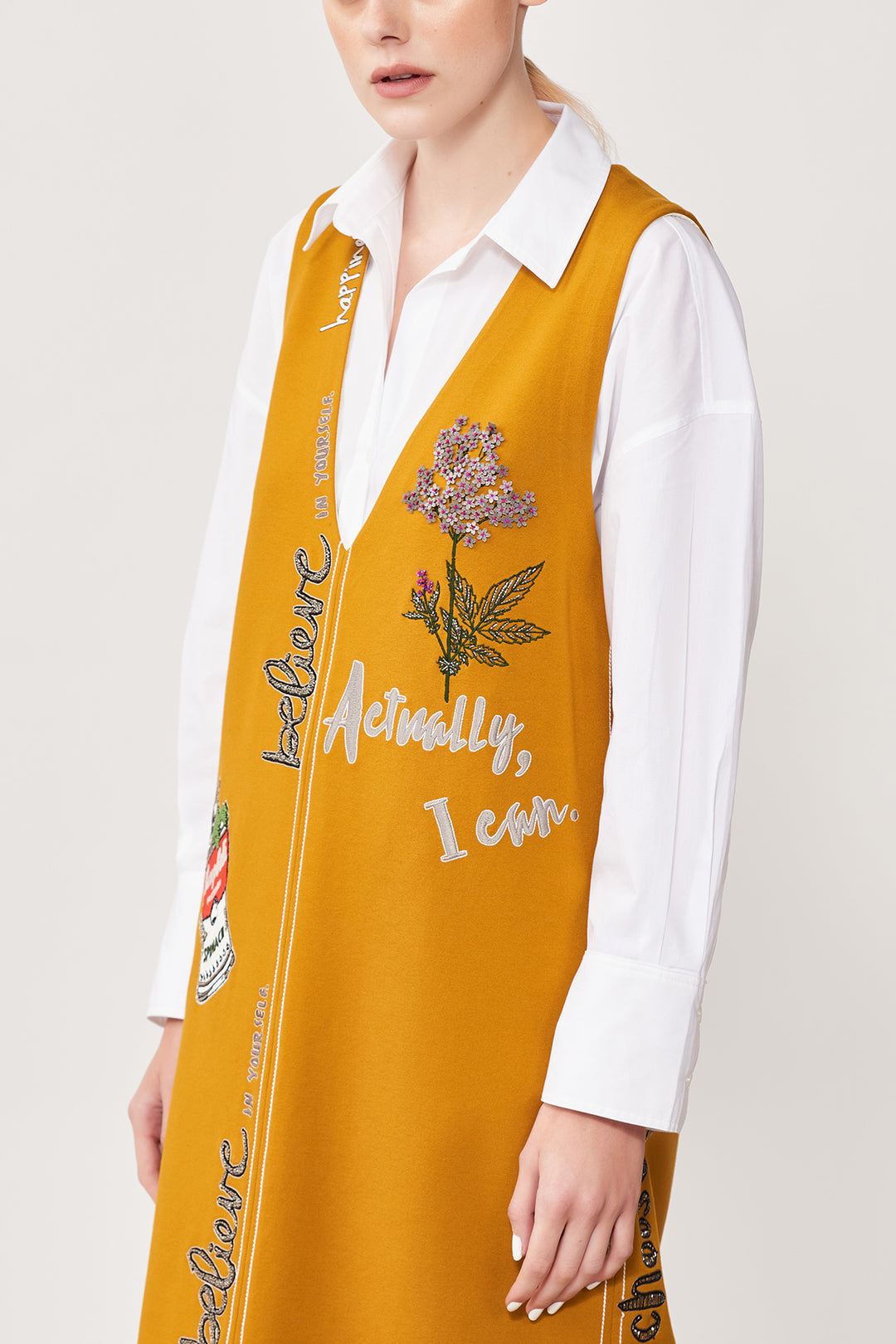 Choose Happy Sleeveless Shift Dress