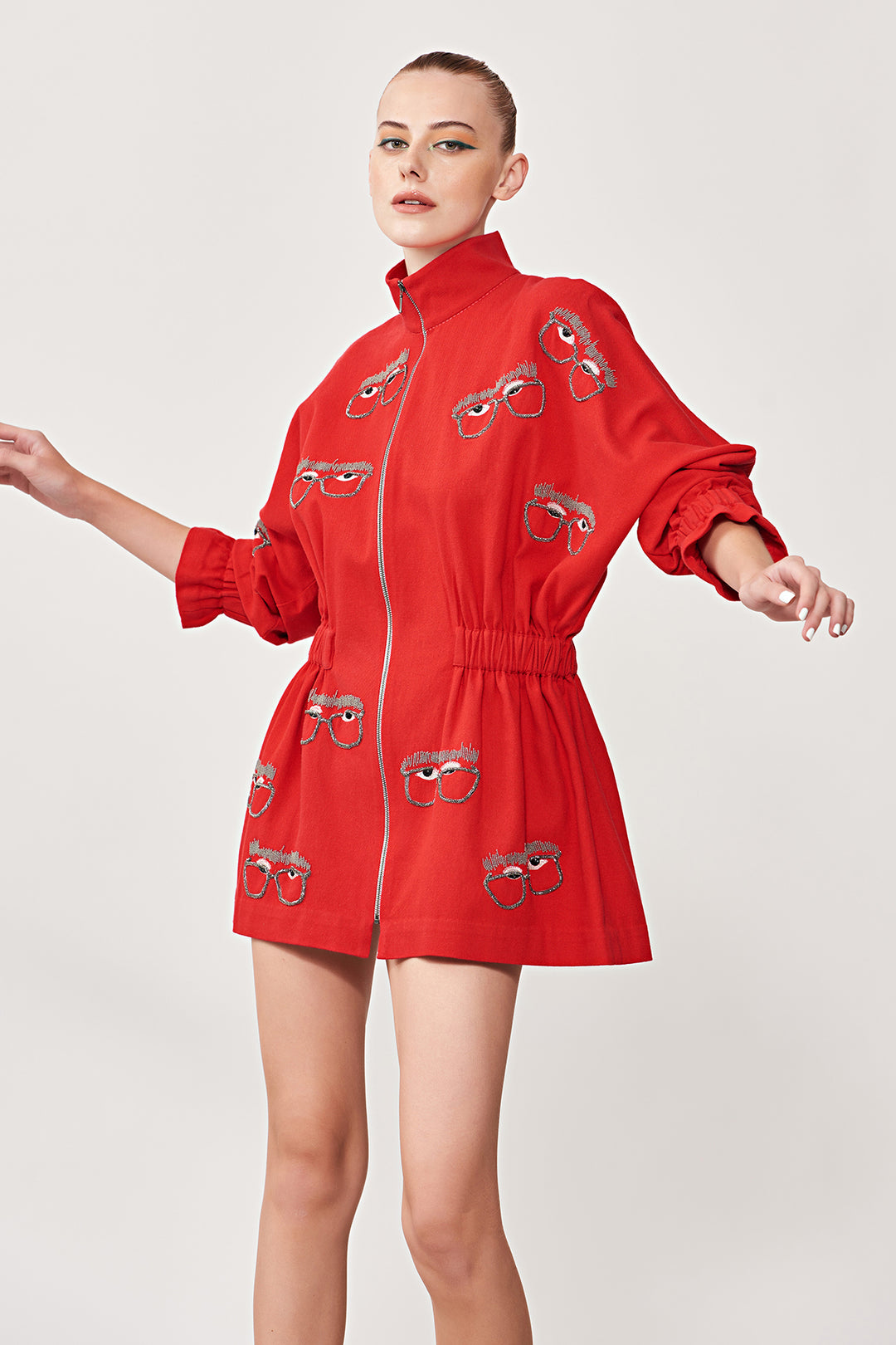 Specky Eyes Jacket Dress
