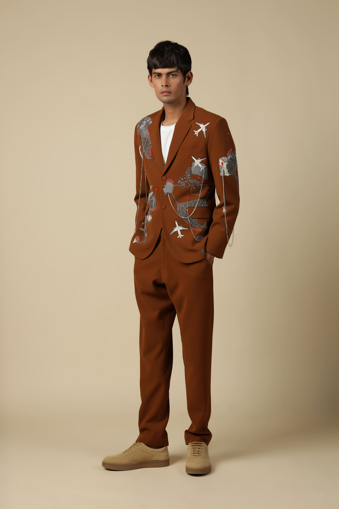 Ritesh Deshmukh In Map Blazer With Pants