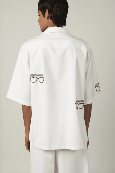 Specky Eye Overshirt With Shorts