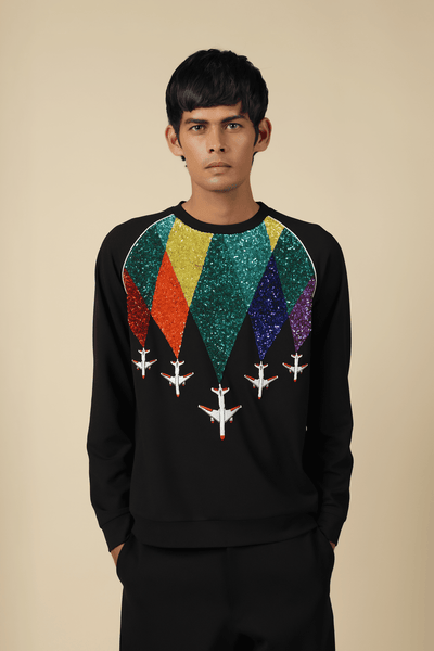 Fly Over The Rainbow Raglan Sweatshirt With pants