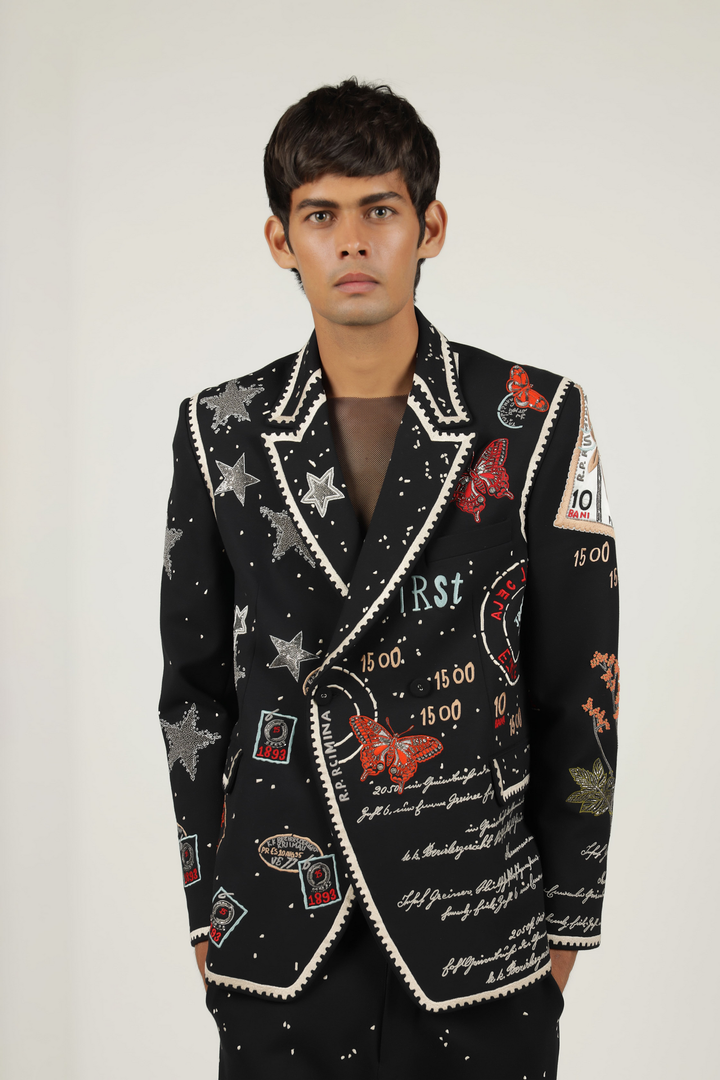 Postcard Double Breast Blazer