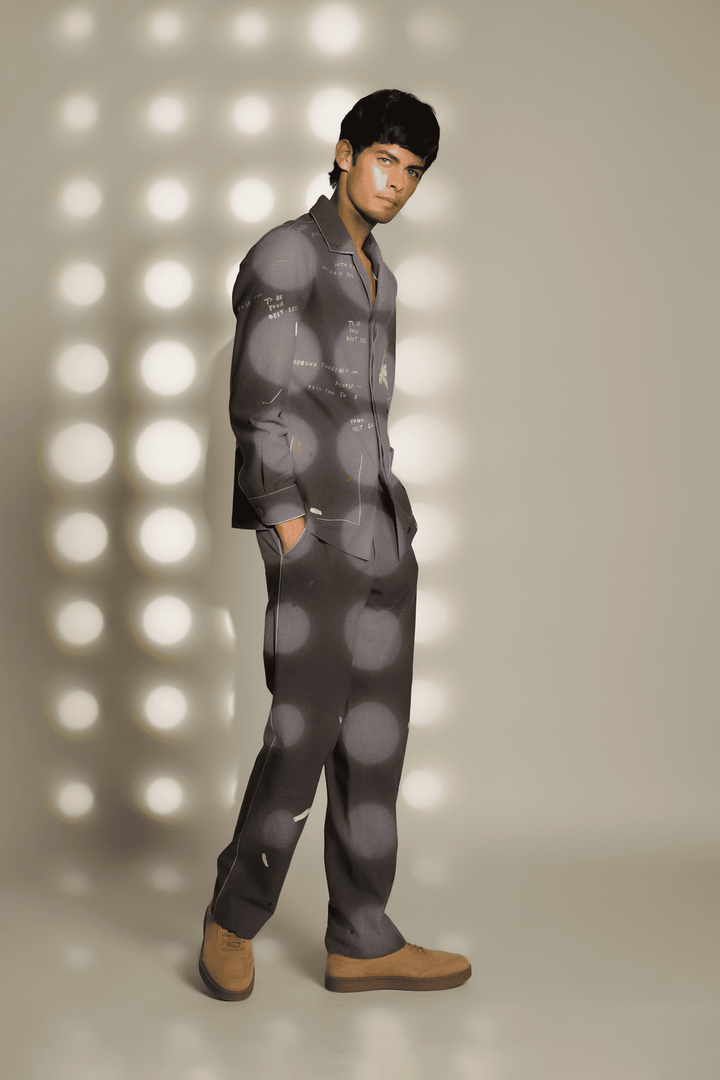 Holiday Shacket With Straight Pants