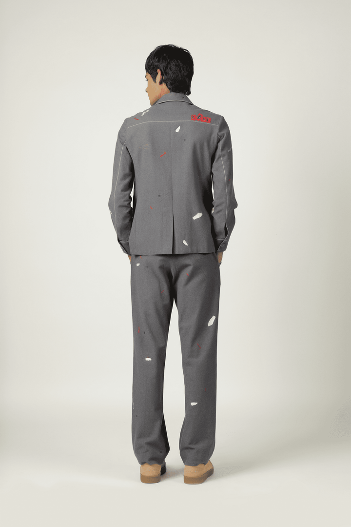 Holiday Shacket With Straight Pants