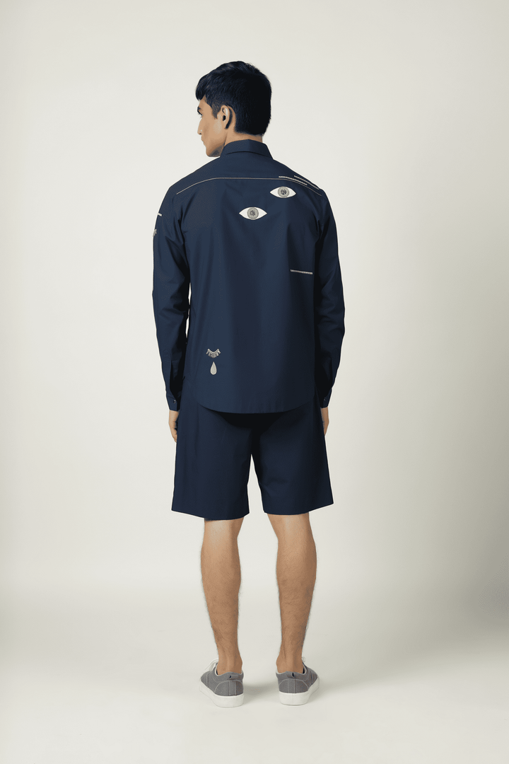 Facial Expressions Shirt With Shorts