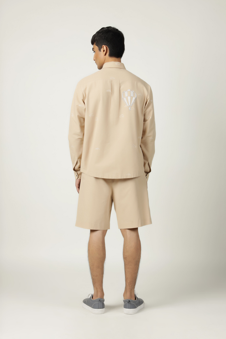 Shorts Of "(Lighthouse,Airballoons &amp; Clouds Shirt)"