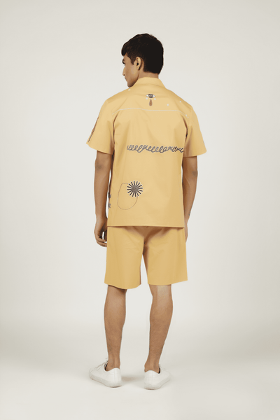 Abstract Shapes Shirt With Boxy Shorts