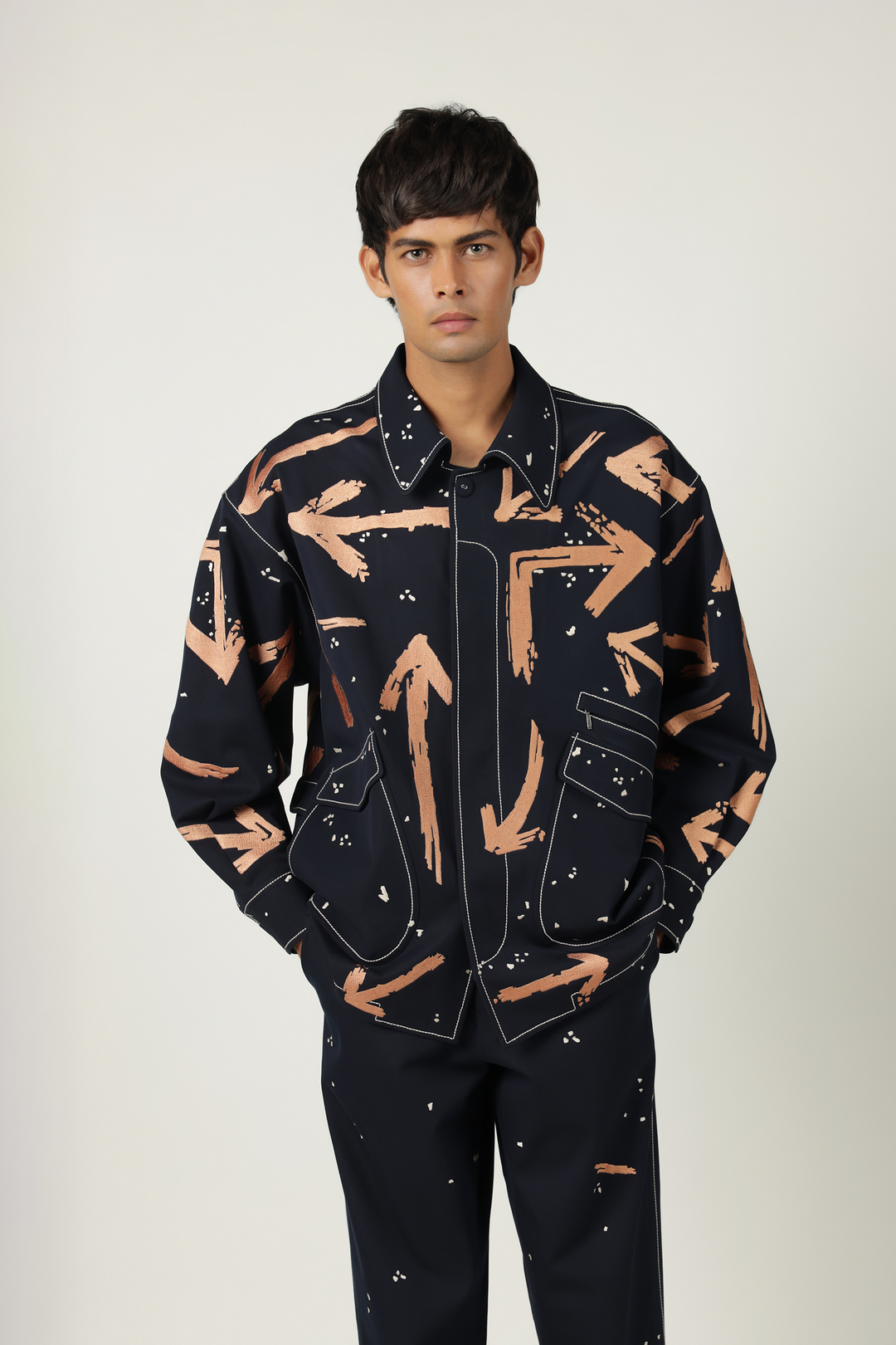 Arrow Oversized Jacket