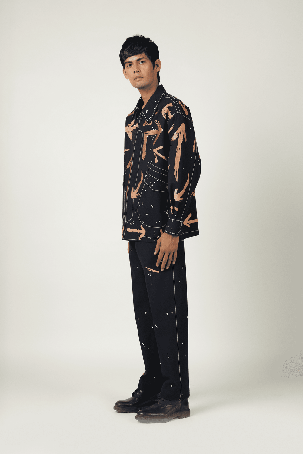 Arrow Oversized Jacket With Matching Pants