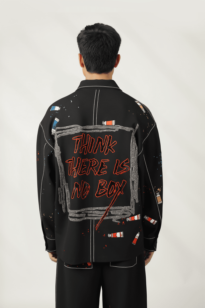 Paint Tubes Oversized Jacket With Matching Pants