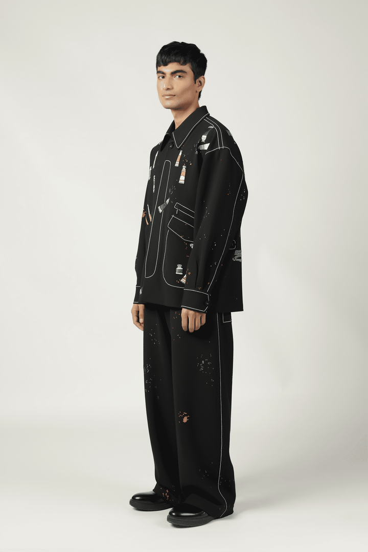 Paint Tubes Oversized Jacket With Matching Pants