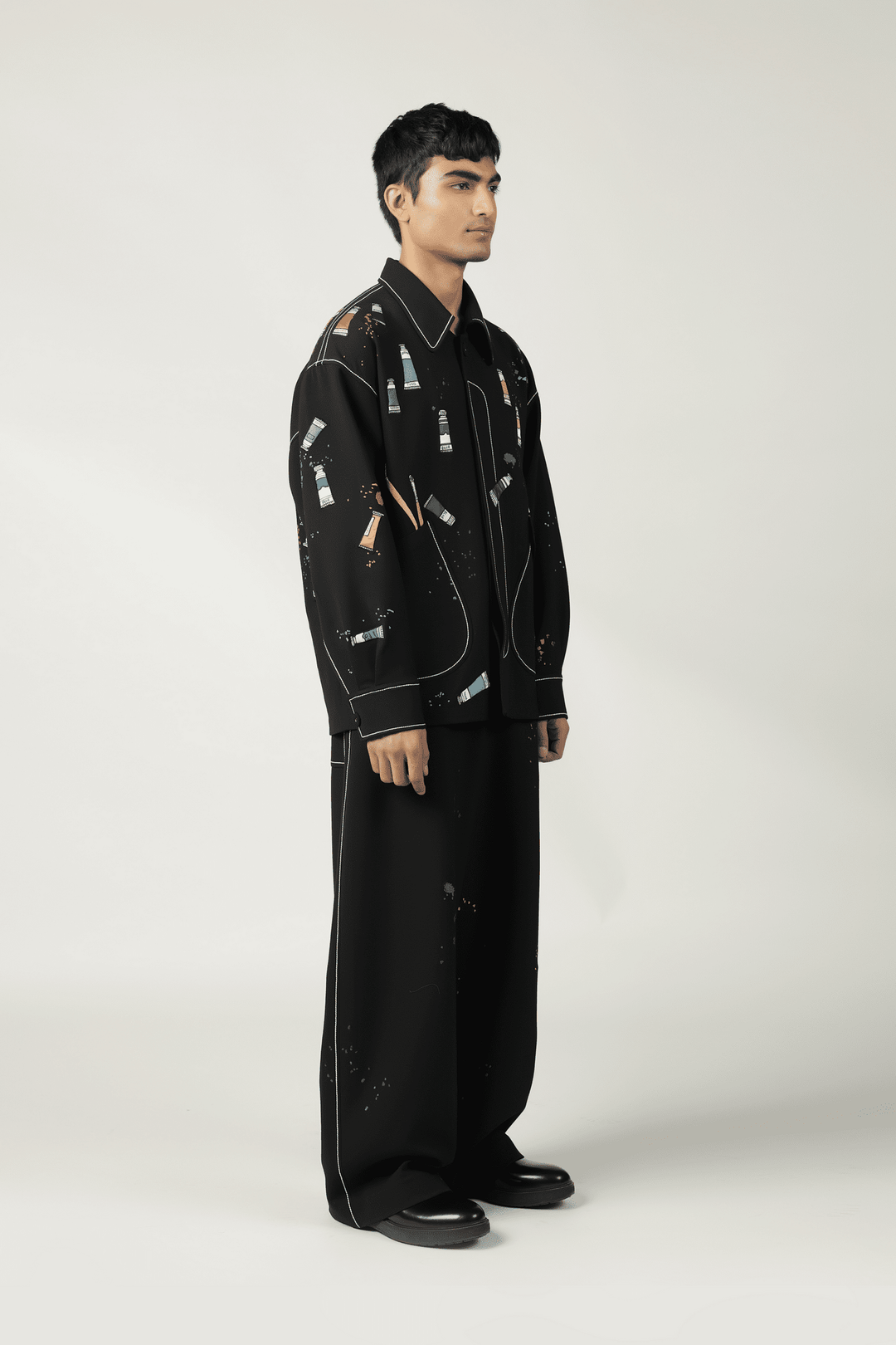 Paint Tubes Oversized Jacket With Matching Pants