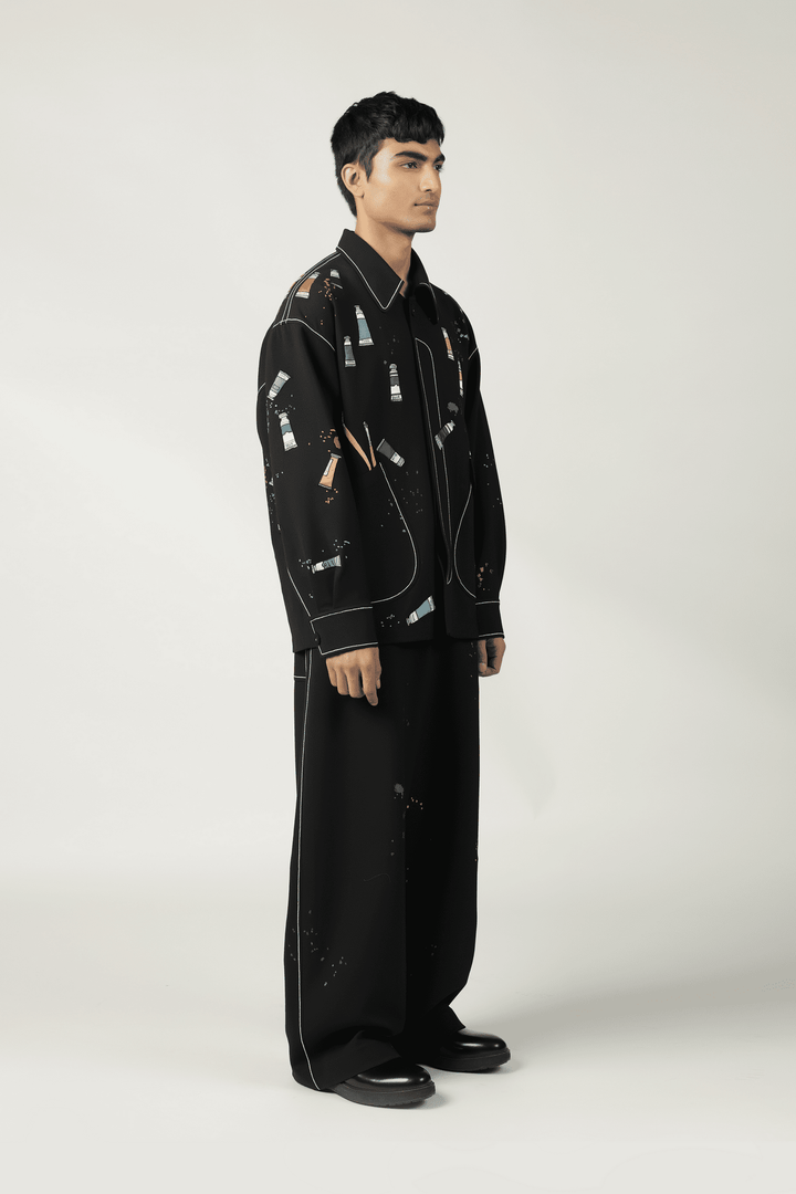 Paint Tubes Oversized Jacket With Matching Pants