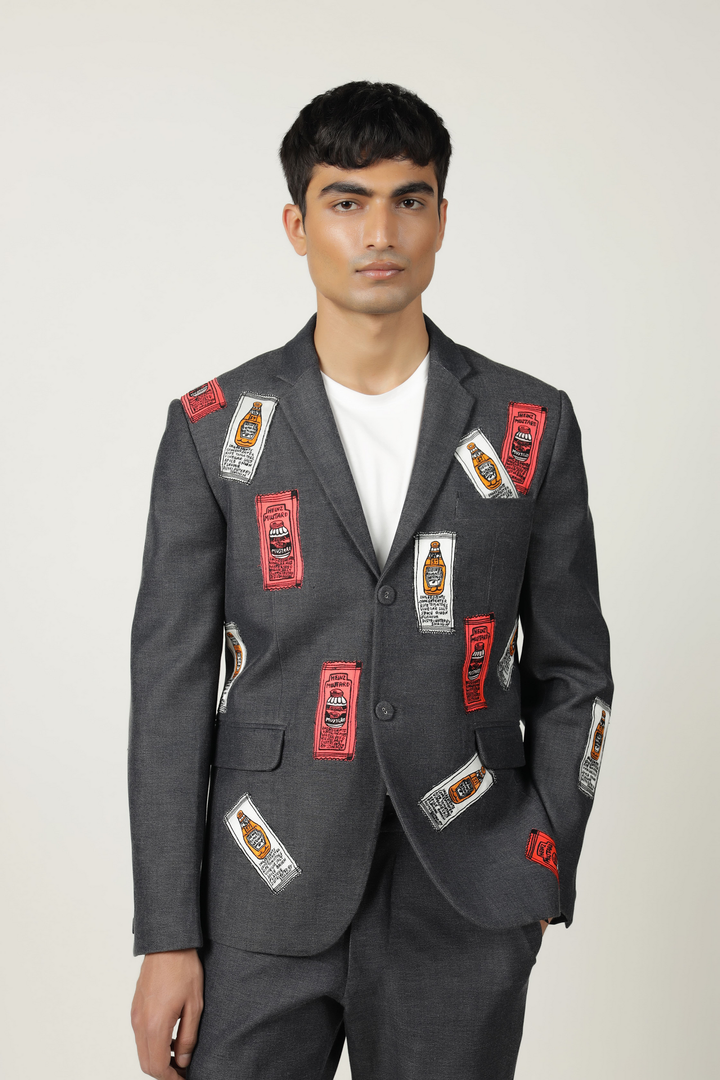 Straight Pants Of "(Sauce Sachet Blazer)"