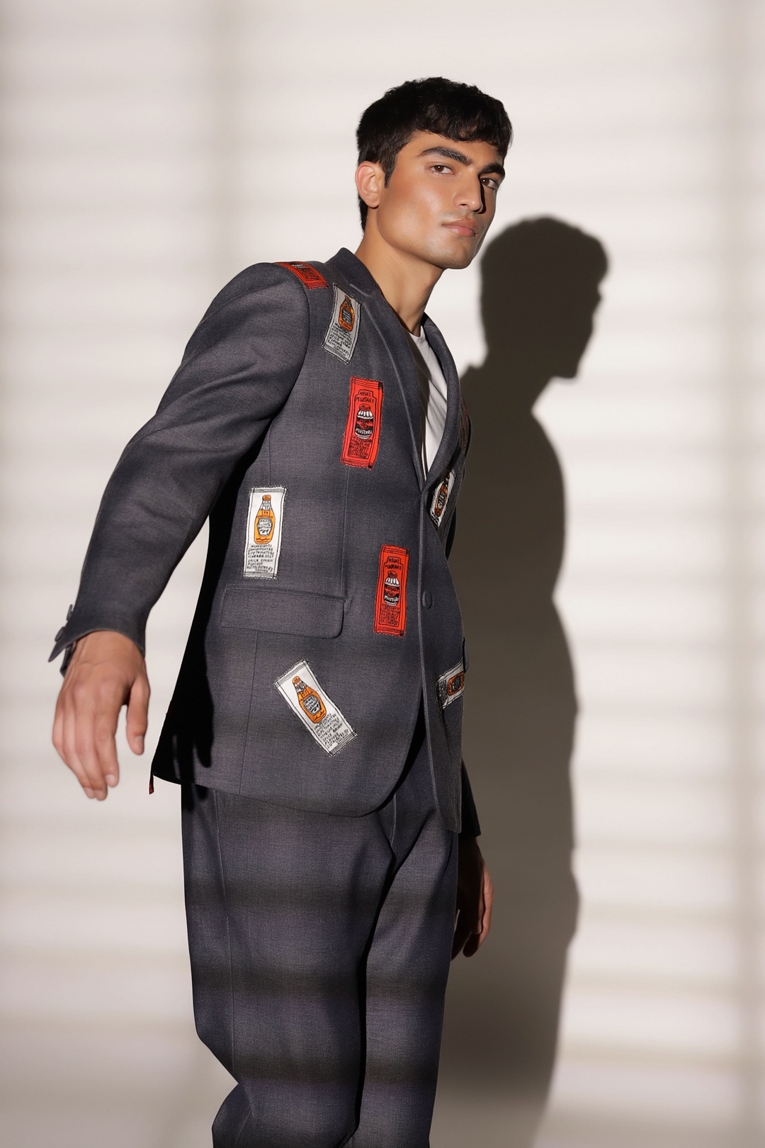 Straight Pants Of "(Sauce Sachet Blazer)"