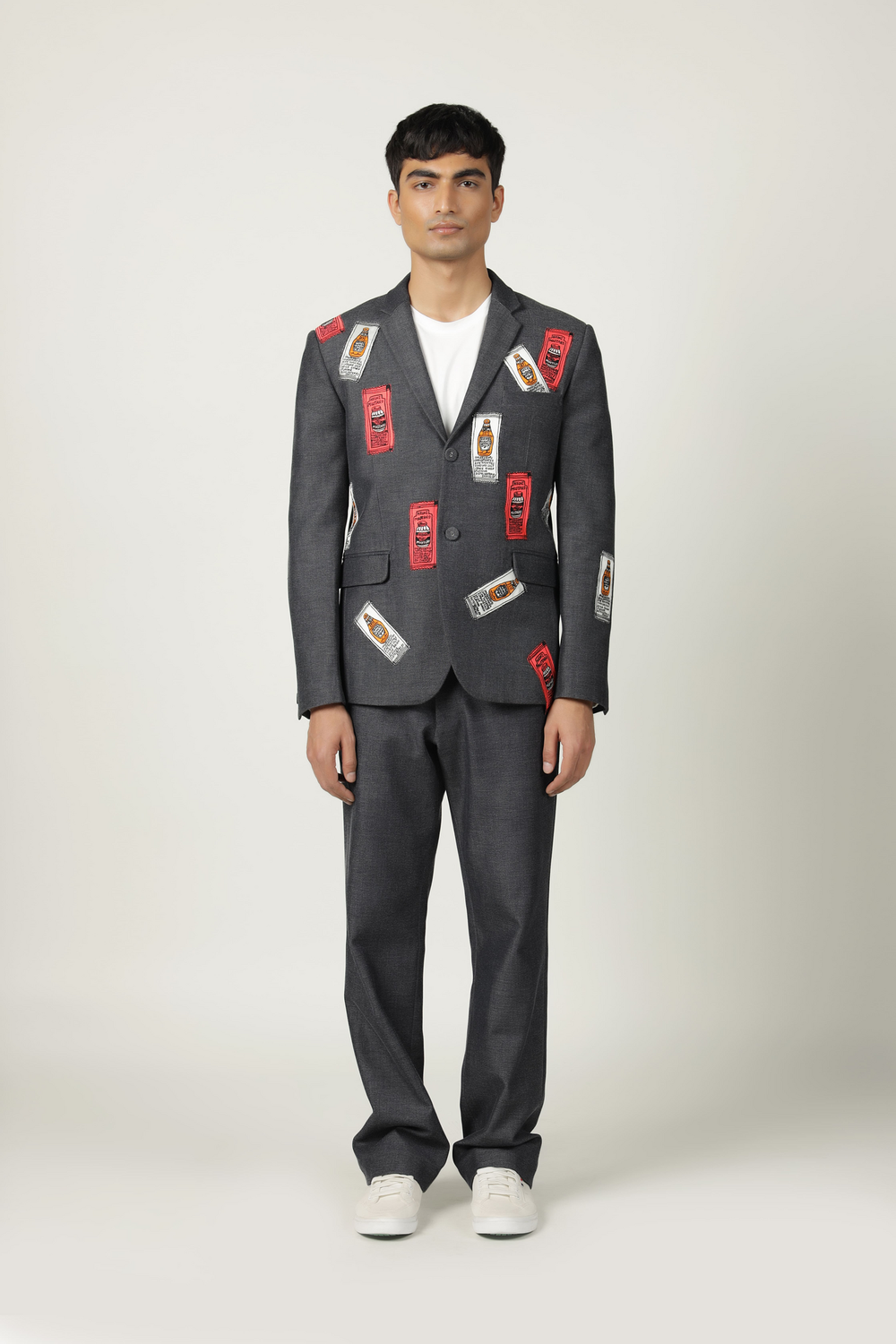 Straight Pants Of "(Sauce Sachet Blazer)"