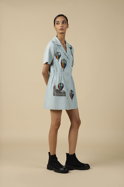 Colorful Airballoons Summer Coat Dress